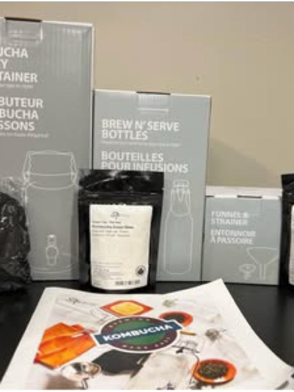 Kombucha Starter Brew Kit & Accessories